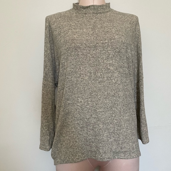 super soft cold-shoulder sweater from CAUTION TO THE WIND - Picture 4 of 8
